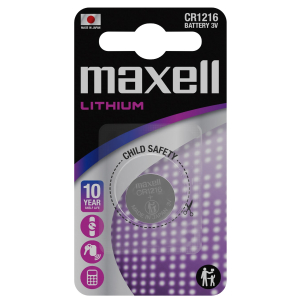 Maxell Lithium CR1216 1p (ny design)