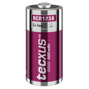 Tecxus RCR123 rechargeable
