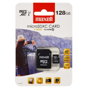 Maxell X Series Micro SDXC med adapter 128GB