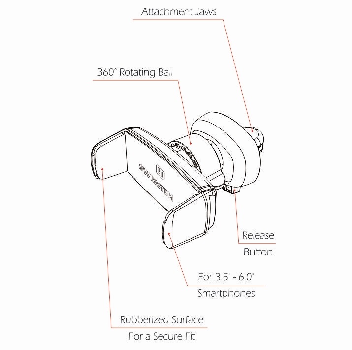 SWISSTEN CAR HOLDER AIR-VENT (ECO PACK) - Bild 3