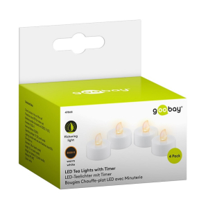 Goobay Batteridrivna LED-värmeljus 4-pack