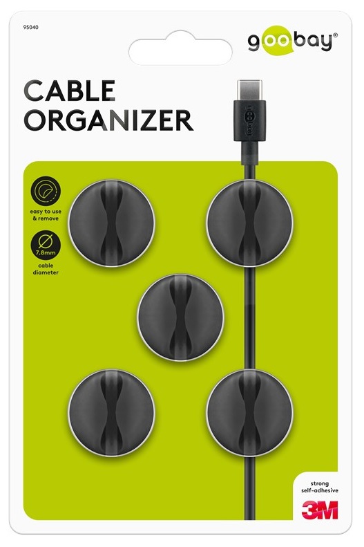 Cable Management 1 Slot, Black