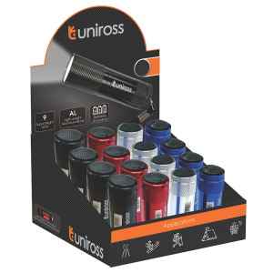 Uniross 9-LED Aluminium (3xAAA)