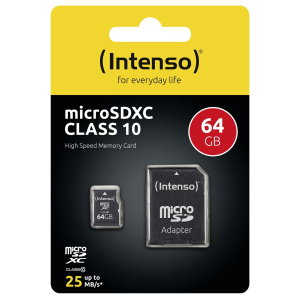 Intenso - microSD - class 10 - 64Gb