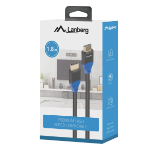 Lanberg HDMI Kabel 1,8m Premium High Speed