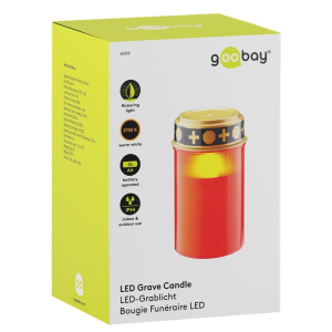 Goobay LED-gravlykta, röd
