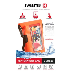 SWISSTEN WATERPROOF CASE ORANGE (2L)
