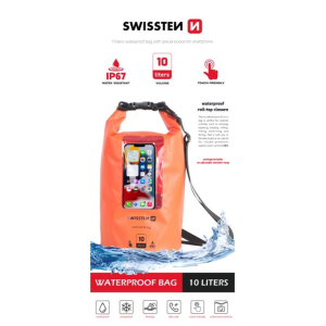 SWISSTEN WATERPROOF CASE ORANGE (10L)