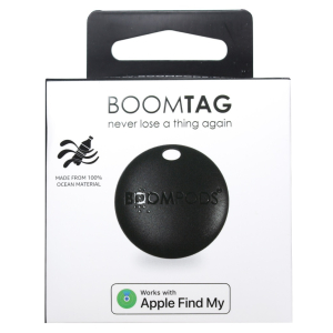 Boompods Ocean Plastic Boomtag - Black