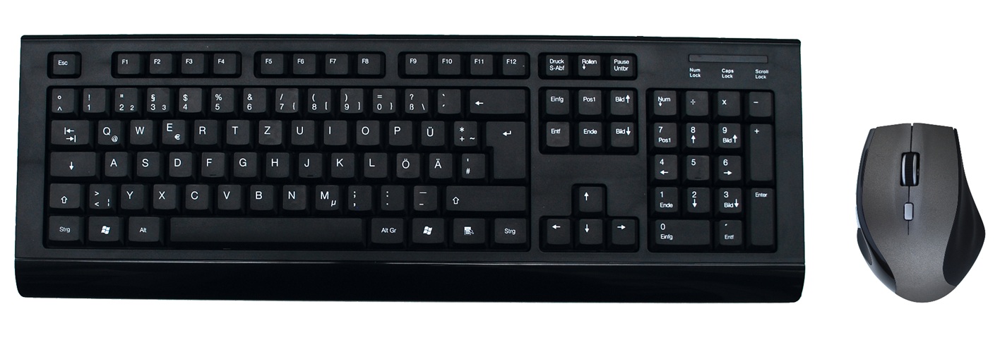 Trådlöst tangentbord och 5-knapps optisk mus-set, (SE/FI), svart - Bild 3